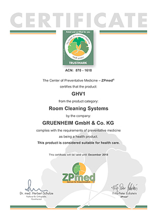 GHV1 – HEALTH PRODUCT GHV1 – HEALTH PRODUCT